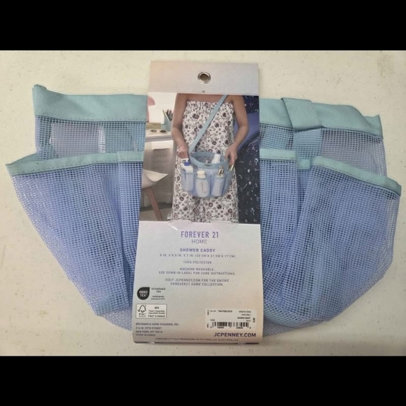 Forever 21 Home Light Blue Shower Caddy - Picture 4 of 4